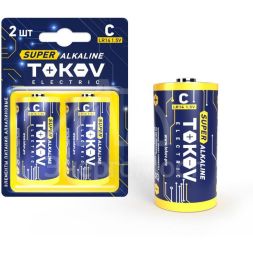 Элемент питания алкалиновый С/LR14 (блистер 2шт) TOKOV ELECTRIC TKE-ALS-LR14/B2