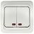Выключатель 2-кл. СП Classico 10А IP20 с подсветкой 2123 бел. ASD / IN HOME 4680005959877