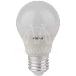Лампа светодиодная LED STAR CLASSIC A 40 5.5W/827 5.5Вт грушевидная 2700К тепл. бел. E27 470лм 220-240В матов. пласт. OSRAM 4052899971516