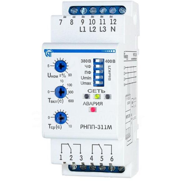 Реле напряжения РНПП-311М 3ф НовАтек-Электро 3425601311