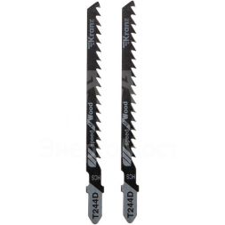 Пилка для электролобзика по дереву T244D 100мм 6 зубьев на дюйм 8-60мм фигурный рез (уп.2шт) Kranz KR-92-0312