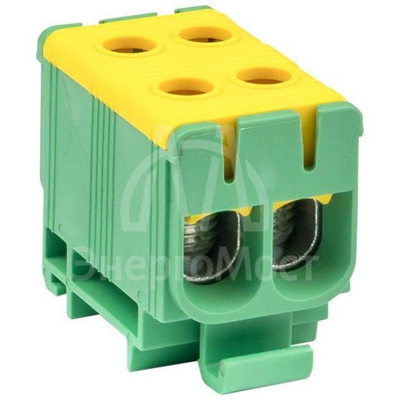 Клемма силовая вводная двойная КСВ 16-50кв.мм желт./зел. EKF plc-kvs2-16-50-y-green