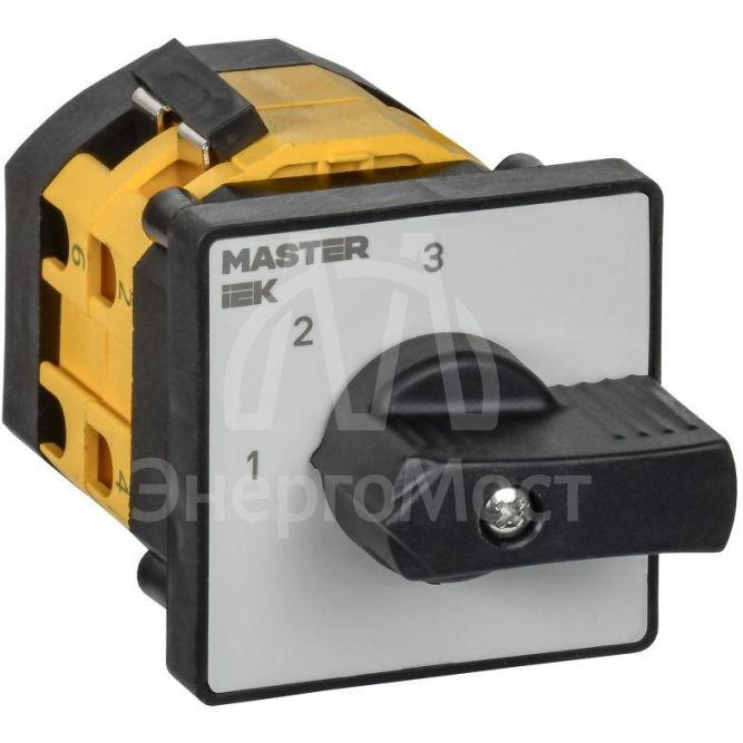 Переключатель кулачковый 10А (сх. 82) стандартная рукоятка IEK MI-CS10-010-082