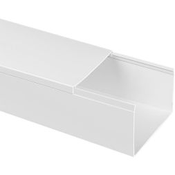 Кабель-канал 100х60 L2000 пластик бел. TOKOV ELECTRIC TKE-KK-100-60-2000-WH