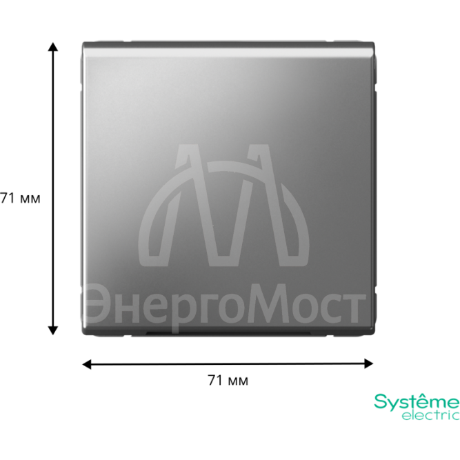 Вывод кабеля ArtGallery механизм сталь SE GAL000999