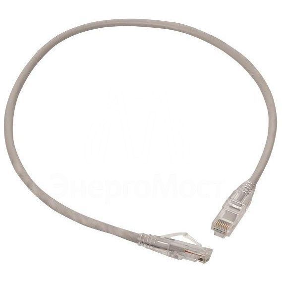 Патч-корд кат.5E UTP неэкранир. PVC сер. 0.5м TERACOM PRO EKF TRP-5EUTP-PVC-05M-GY
