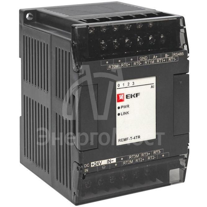 Модуль ввода термосопротивлений REMF 4 PRO-Logic EKF REMF-T-4TR