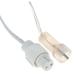 Гирлянда &amp;quot;Айсикл&amp;quot; (бахрома) 4.8х0.6м 176LED бел. 11Вт 230В IP65 провод прозр. Neon-Night 255-145