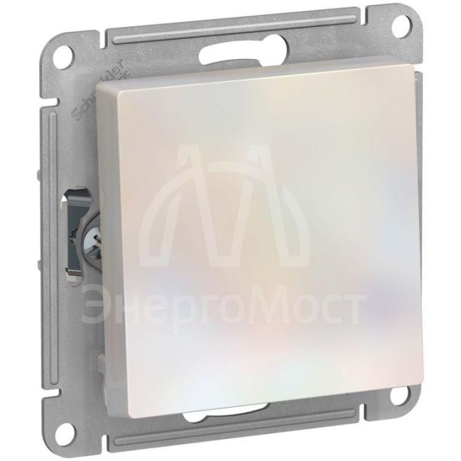 Механизм переключателя перекрестного 1-кл. СП AtlasDesign 10А IP20 (сх. 7) 10AX жемчуж. SchE ATN000471