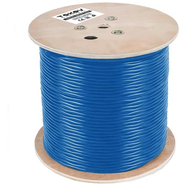 Кабель витая пара F/UTP 4х2х23AWG (0.57мм) кат.6 LSZH Fluke tested (м) PRO TOKOV ELECTRIC