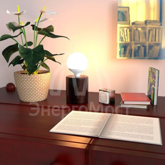 Лампа светодиодная Black 16Вт G95 шар 3000К тепл. бел. E27 1480лм GAUSS 105102116