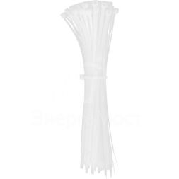 Хомут кабельный 3.6х200 нейл. бел. (уп.100шт) IEK UHH31-D036-200-100