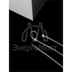 Хомут кабельный 3.6х200 нейл. бел. (уп.100шт) IEK UHH31-D036-200-100