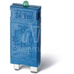 Модуль индикации и защиты LED + варистор 110...240В AC/DC зел. FINDER 9901023098