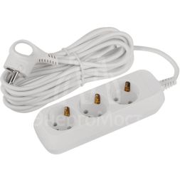 Удлинитель электрический UDL-16-370-E Greenline 3 розетки с заземлением 7м ПВС 3х1кв.мм Эра Б0065059