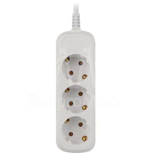 Удлинитель электрический UDL-16-370-E Greenline 3 розетки с заземлением 7м ПВС 3х1кв.мм Эра Б0065059