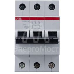Выключатель автоматический модульный 3п C 63А 4.5кА SH203L C63 ABB 2CDS243001R0634