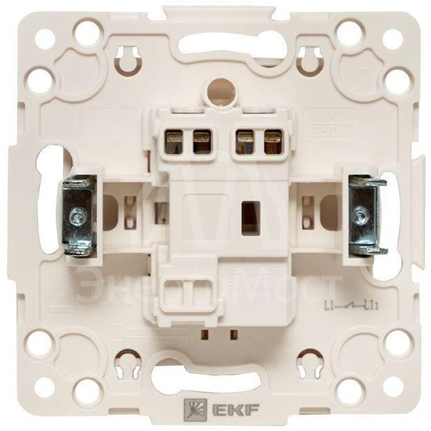 Выключатель 1-кл. Стокгольм 10А винт. клеммы механизм бел. PROxima EKF EYV10-121-20