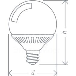 Лампа светодиодная 61 279 NLL-G95-12-230-4K-E27 12Вт шар матовая 4000К нейтр. бел. E27 1100лм 176-264В Navigator 61279