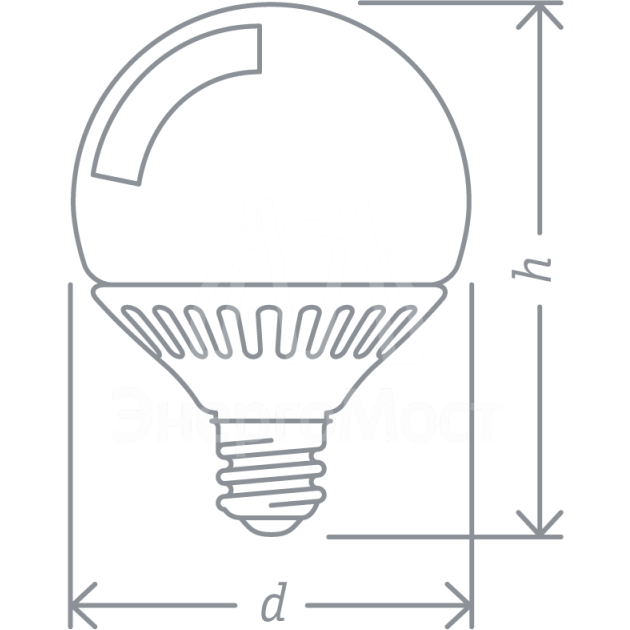 Лампа светодиодная 61 279 NLL-G95-12-230-4K-E27 12Вт шар матовая 4000К нейтр. бел. E27 1100лм 176-264В Navigator 61279