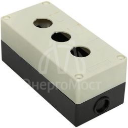 Корпус КП 103 3 кнопки белый EKF cpb-103-w