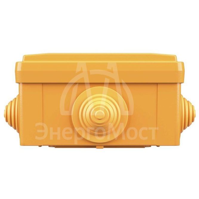 Коробка ответвительная FS 100х100х50мм 6р 450В 6А 4кв.мм с каб. вводами и клеммн. IP56 пластик. DKC FSB11604