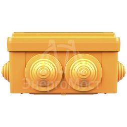 Коробка ответвительная FS 100х100х50мм 6р 450В 6А 4кв.мм с каб. вводами и клеммн. IP56 пластик. DKC FSB11604