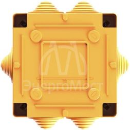 Коробка ответвительная FS 100х100х50мм 6р 450В 6А 4кв.мм с каб. вводами и клеммн. IP56 пластик. DKC FSB11604