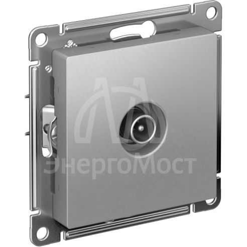 Механизм розетки TV оконечной AtlasDesign 1DB алюм. SchE ATN000391