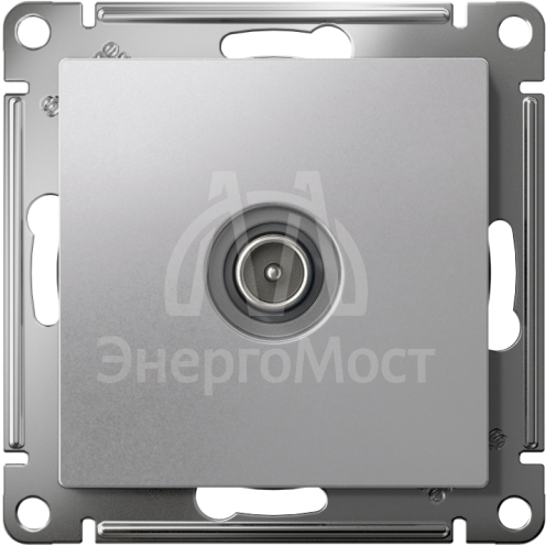 Механизм розетки TV оконечной AtlasDesign 1DB алюм. SchE ATN000391
