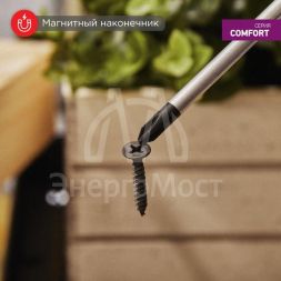 Отвертка крестовая PH 3х150мм двухкомпонентная рукоятка Rexant 12-4729