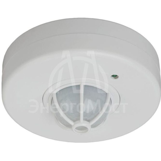 Датчик движения MD 017 бел. макс. нагрузка 1200Вт угол обзора 180-360град. дальность 12м бел. Эра Б0043794