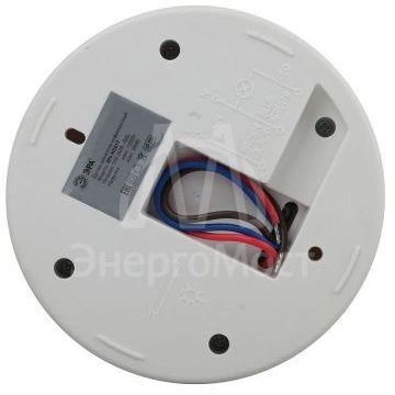 Датчик движения MD 017 бел. макс. нагрузка 1200Вт угол обзора 180-360град. дальность 12м бел. Эра Б0043794