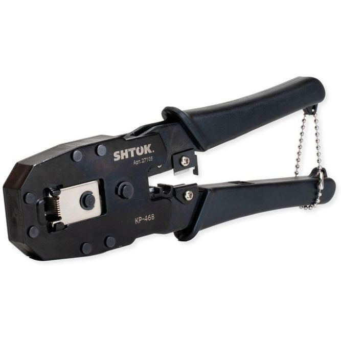 Кримпер для телефонных и компьютерных разъемов КР-468 (27105) SHTOK 376585