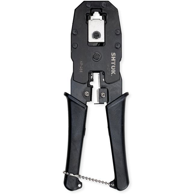 Кримпер для телефонных и компьютерных разъемов КР-468 (27105) SHTOK 376585