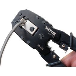 Кримпер для телефонных и компьютерных разъемов КР-468 (27105) SHTOK 376585
