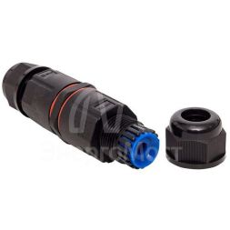 Коннектор кабельный I-образ. СМК 3PIN IP68 FreeTools PROxima EKF cct2-smk3