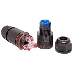 Коннектор кабельный I-образ. СМК 3PIN IP68 FreeTools PROxima EKF cct2-smk3