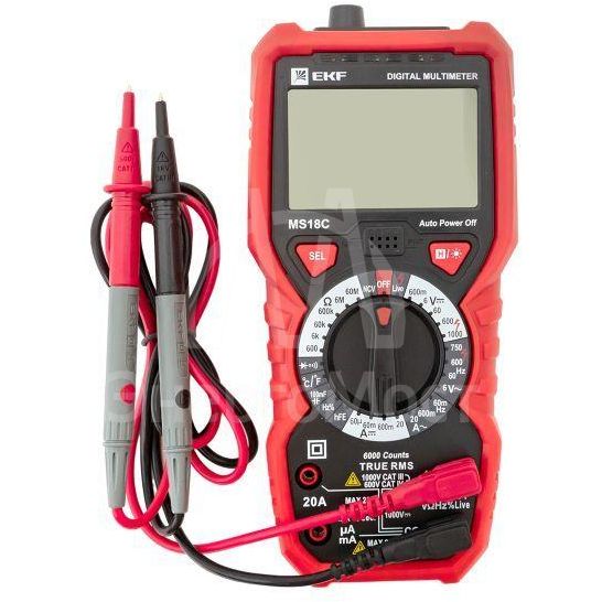 Мультиметр цифровой MS18C Expert EKF In-180701-pm18C