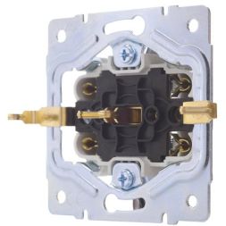 Розетка 2-м СП VESNA с заземл. ПБТ жемчуж./бел. перламутр LEZARD 742-3000-127B