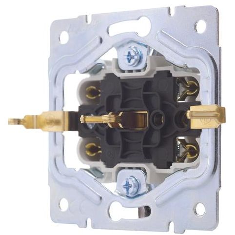 Розетка 2-м СП VESNA с заземл. ПБТ жемчуж./бел. перламутр LEZARD 742-3000-127B