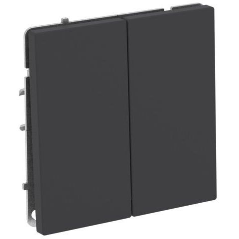 Переключатель 2-кл. KANT черн. уголь DKC 7012114