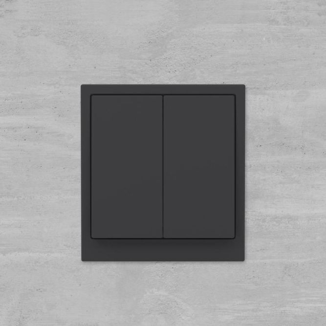 Переключатель 2-кл. KANT черн. уголь DKC 7012114