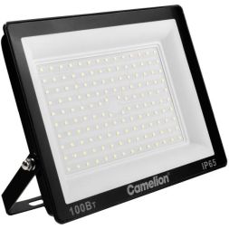 Прожектор LFL-10004 C02 (LED SMD 100Вт 10000лм 230В 6500К 245х233.5Х31) черн. Camelion 16333