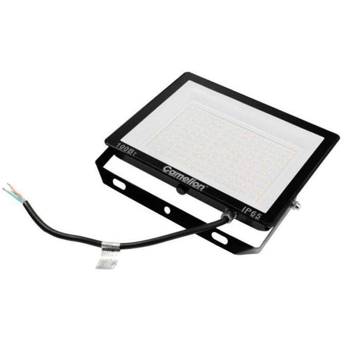 Прожектор LFL-10004 C02 (LED SMD 100Вт 10000лм 230В 6500К 245х233.5Х31) черн. Camelion 16333