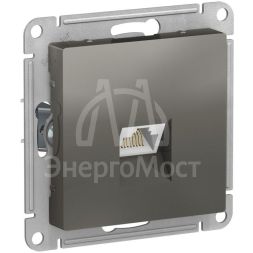 Механизм розетки компьютерной AtlasDesign RJ45 сталь SchE ATN000983