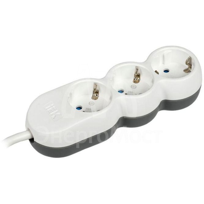 Удлинитель 3х3м с заземл. 16А 250В У03 UNO 2P+PE 3х1.5кв.мм IEK WYP53-16-03-03-Z