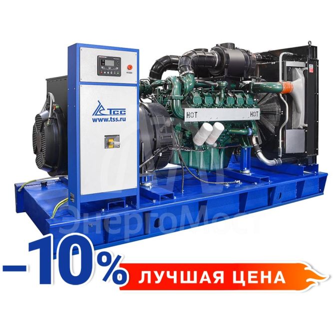 Дизельный генератор ТСС АД-600С-Т400-1РМ17