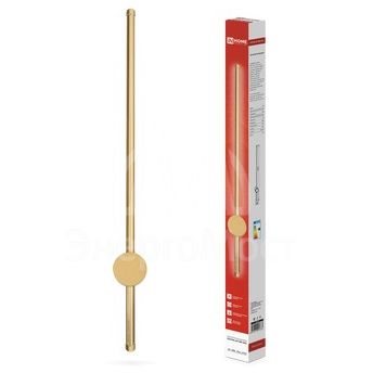 Светильник светодиодный ESTETIKA ART-80B-40GL 15Вт 230В 4000К 1050лм 800х60х98 золото IN HOME 4690612057835