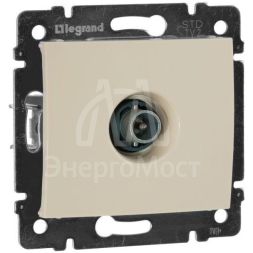 Механизм розетки TV СП Valena оконечная 10дБ сл. кость Leg 774330